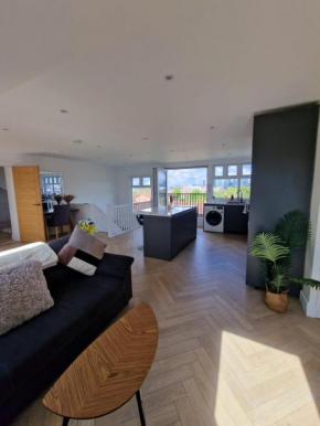 Loft apartment with skyline views of Canary Wharf